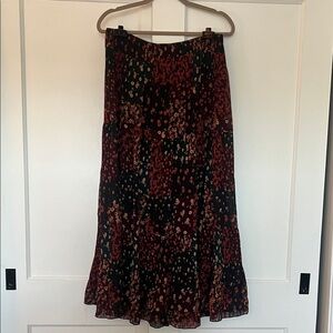 Floral Patchwork maxi Skirt